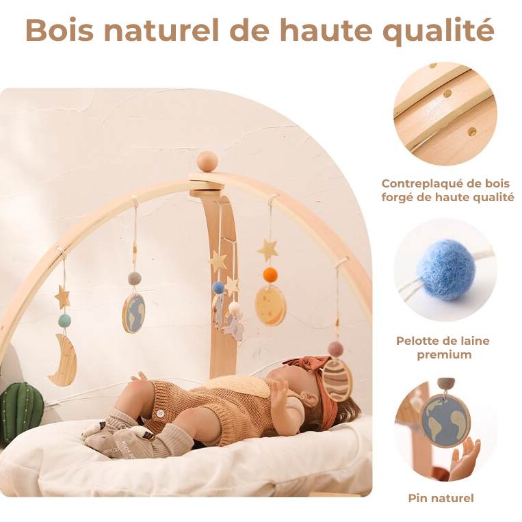 Arche d'éveil bébé (jouets d'éveils inclus) - Magique Baby
